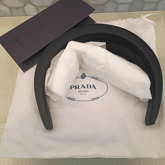 💋 Prada Authentic NEW Headband NWT W/BOX - Picture 6 of 11